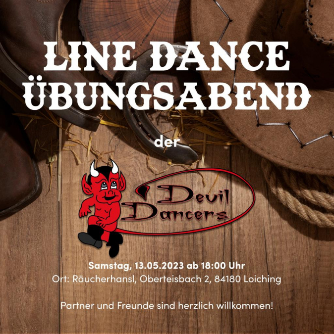 Line Dance Übungsabend 13.05.2023