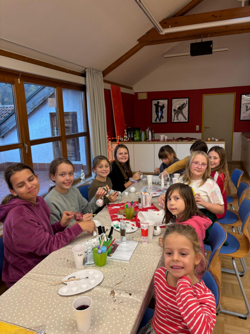 Glitzer, Kleber und ganz viel Weihnachtsvorfreude